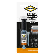 Adesivo Mini Bostik Salda Rapido Mixer Trasparente 4 ml