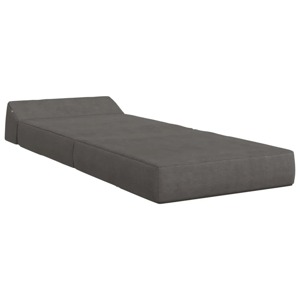 Divano Letto Pieghevole Grigio Scuro 60 x 70 x 41 cm Tessuto