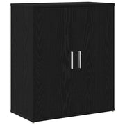 Credenza | Madia | Buffet da pranzo | Armadio da pranzo Rovere Nero 60x31x70 cm in Legno Multistrato