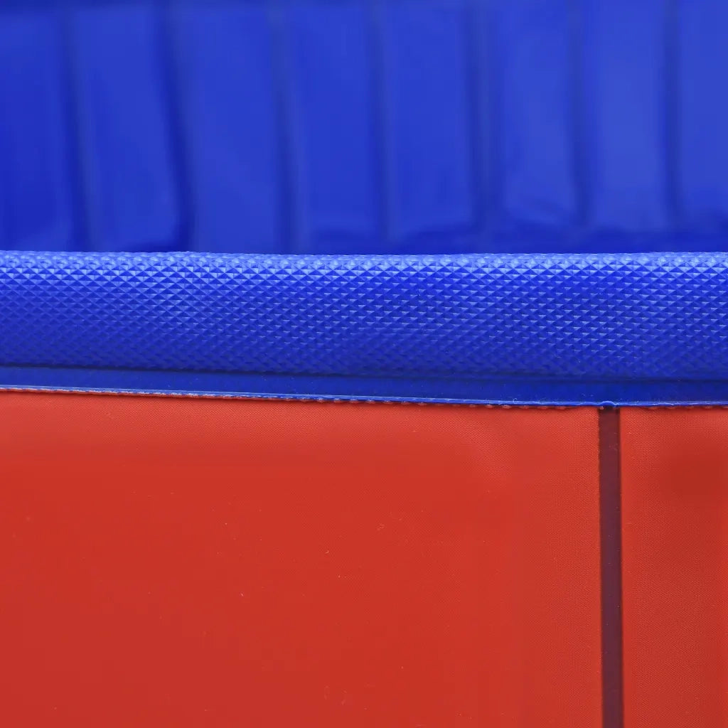 Piscina per Cani Pieghevole Rossa 200x30 cm in PVC 92600