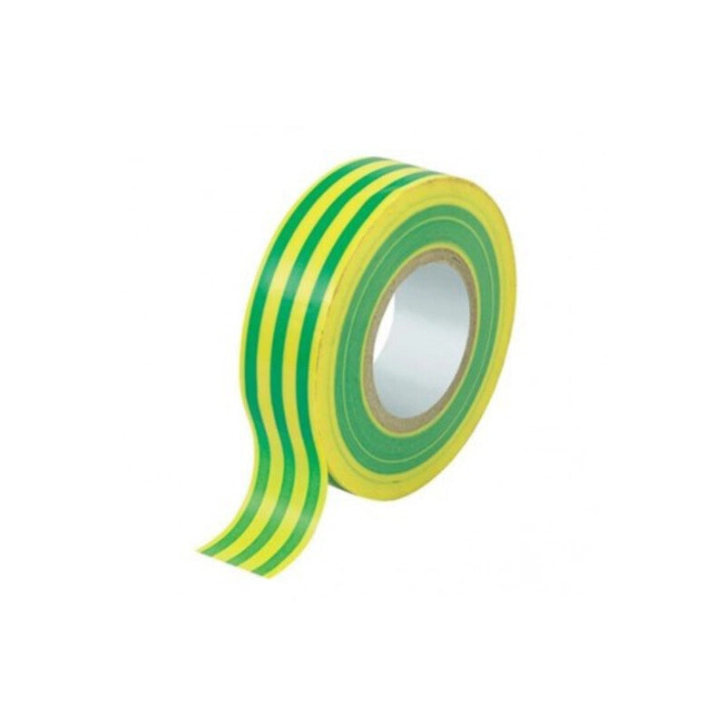 C NASTRO ISOLANTE PVC 10MTX15MM GIALLO/VERDE- 10,0 pz