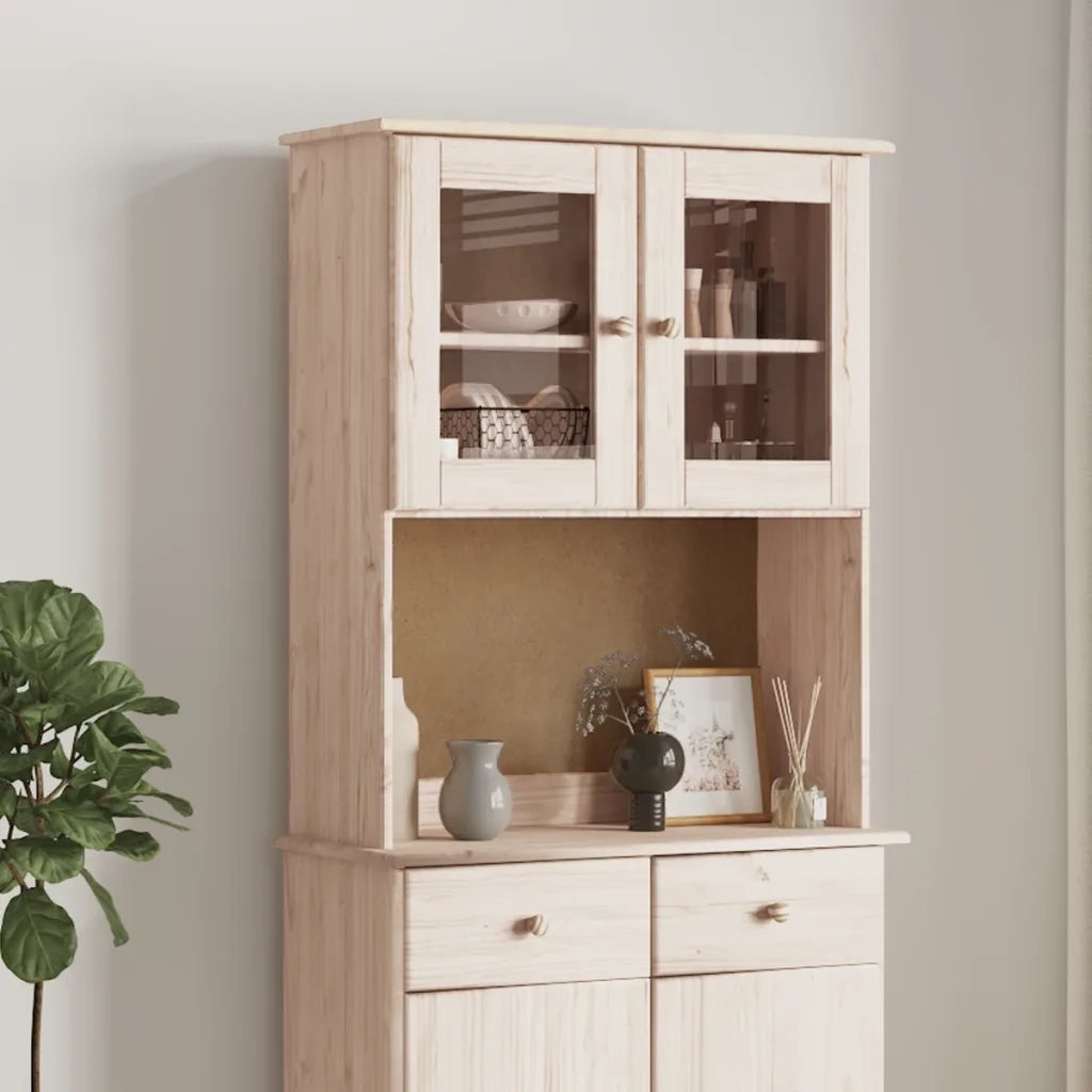 Piano Comò ALTA 77x30x92 cm in Legno Massello di Pino 353945