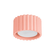 Faretto soffitto moderno rigato tondo pesca 6cm GX53 10W VISTAO