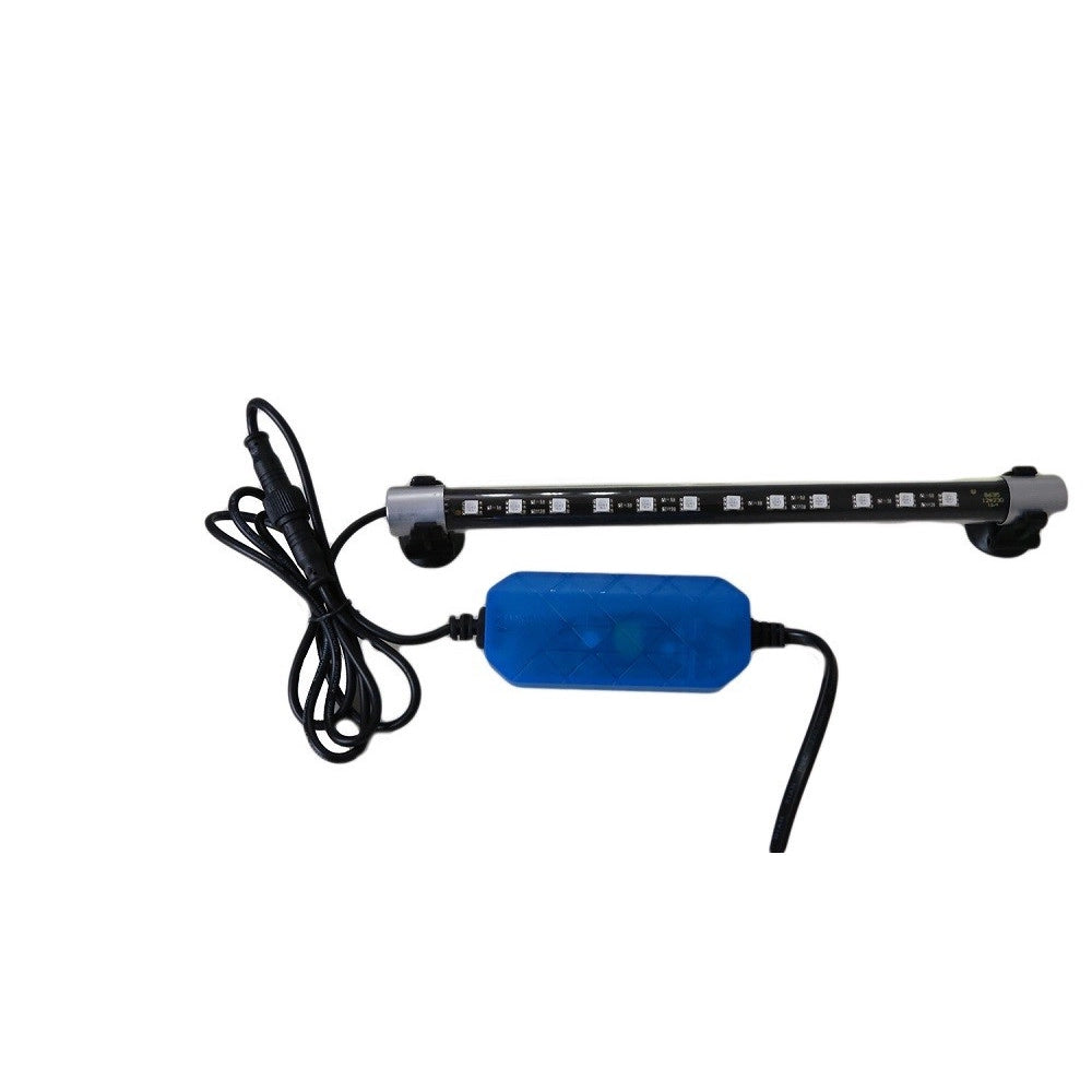 Trade Shop - Lampada Neon Led Immersione Acquario Tubo Luce Pesci T4 12 21 33 Led Colori -