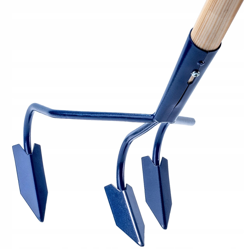 KADAX Coltivatore manuale per terreno, allentatore per giardino, 170 cm, artigli robusti
