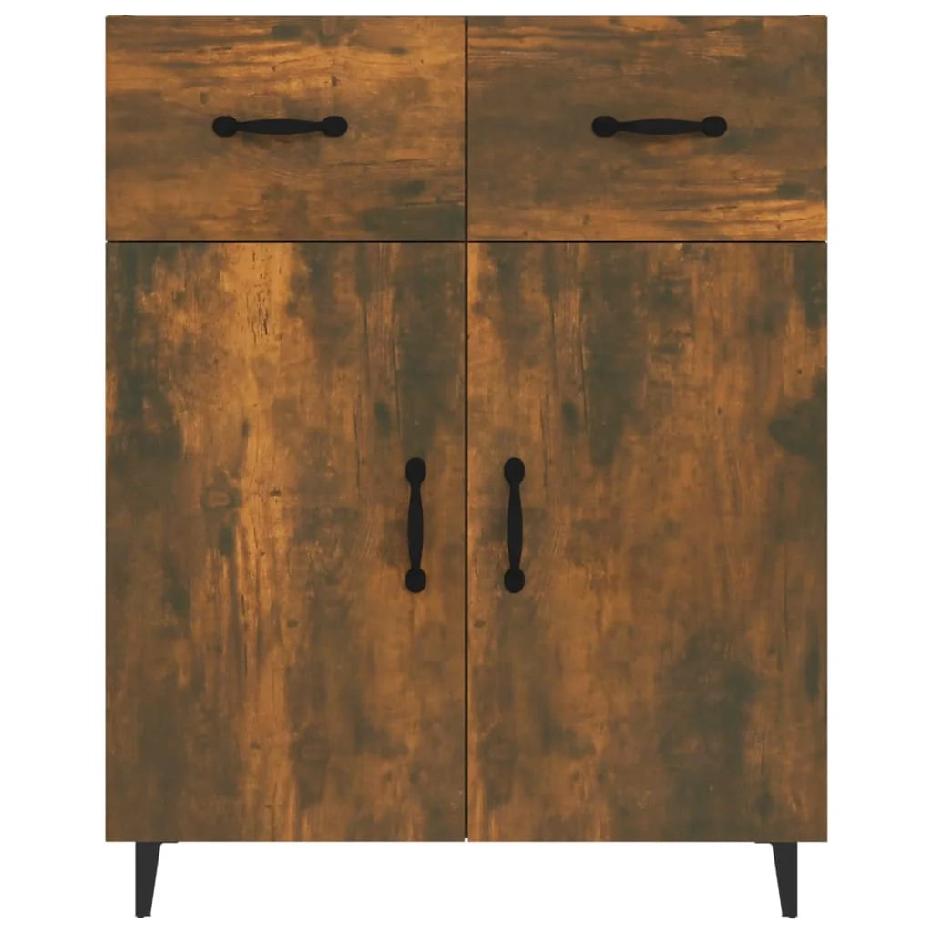 Buffet credenza cassettiera armadio mobile contenitore organizer per cucina soggiorno salotto 69,5 x 34 x 90 cm legno ingegnerizzato marrone 02_0031012