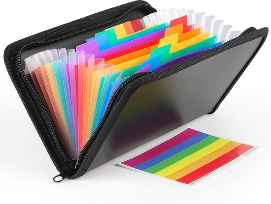 Compartimento per documenti, Organizzatore per biglietti e documenti 20,8 * 13 cm, Conservazione dei biglietti, Archiviazione per documenti importanti, Contenitore