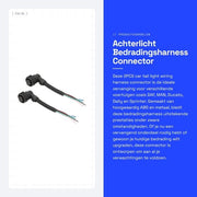 Set di connessioni di alta qualità - 2 pezzi - Componente di ricambio - Adatto per DAF, MAN, Ducato, Daily, Sprinter - Resistente agli urti e duraturo - Set di connessioni