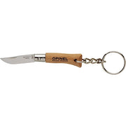 PORTACHIAVE COLTELLO OPINEL - INOX/FAGGIO n° 2 MM 35- 3 pezzi