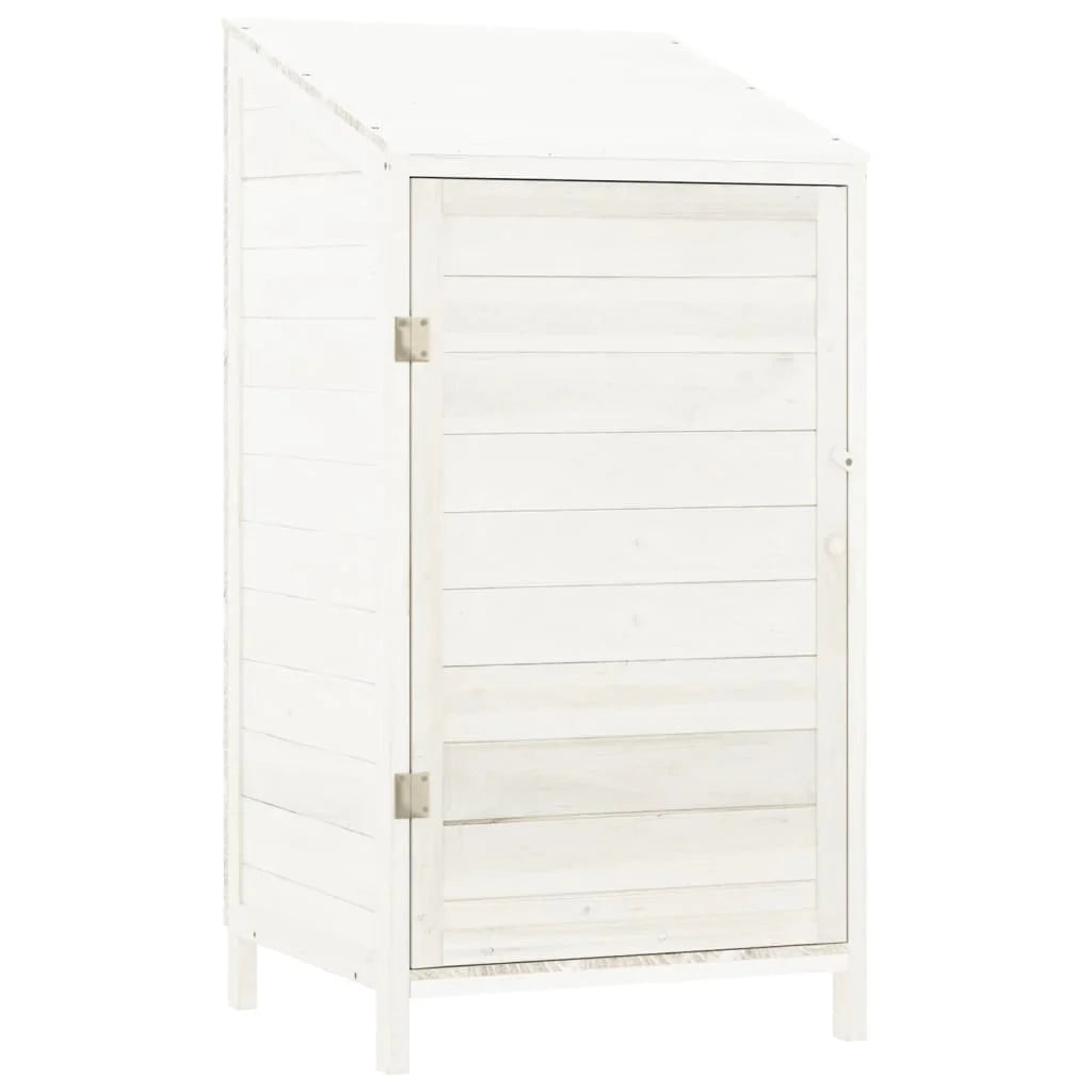 Casetta da giardino 55 x 52 x 112 cm in legno massello di abete bianco 02_0044049