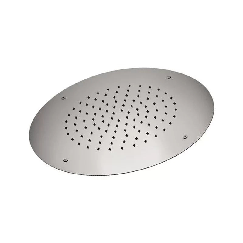 Soffione in acciaio inox tondo con getto a pioggia