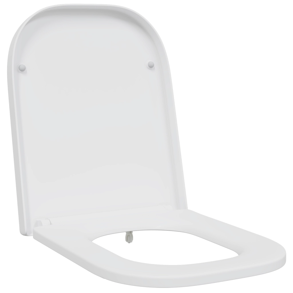 Sedile del Water Con Rilascio Rapido e Chiusura Morbida Duroplast Bianco