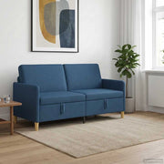 Divano con Storage Blu 172 x 78 x 87 cm Poliestere 42036955