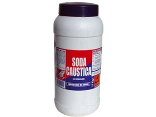 SODA CAUSTICA  A SCAGLIE- - Kg.1 - 12 pezzi