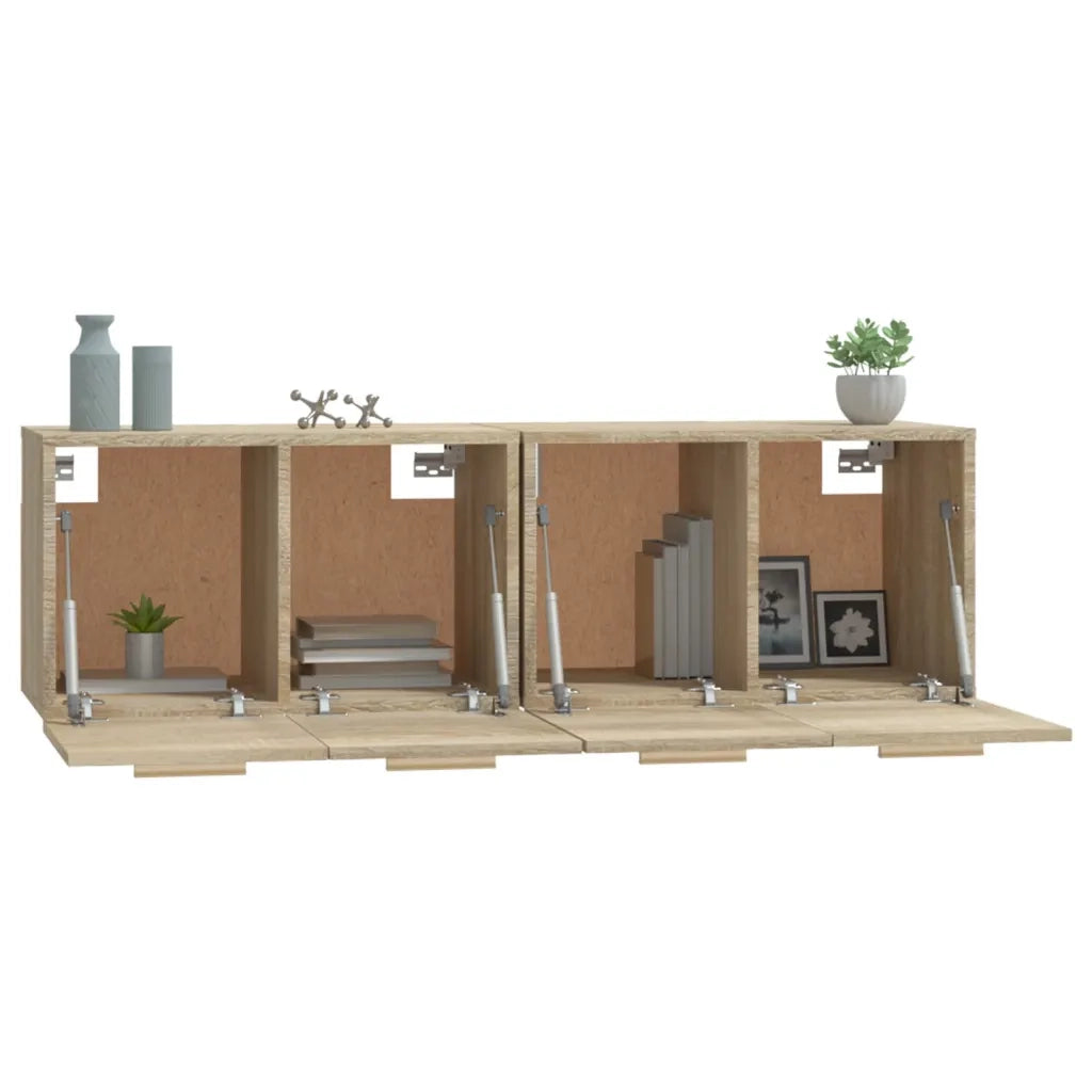 Mobili Parete 2 pz Rovere Sonoma 60x36,5x35cm Legno Multistrato 3115630