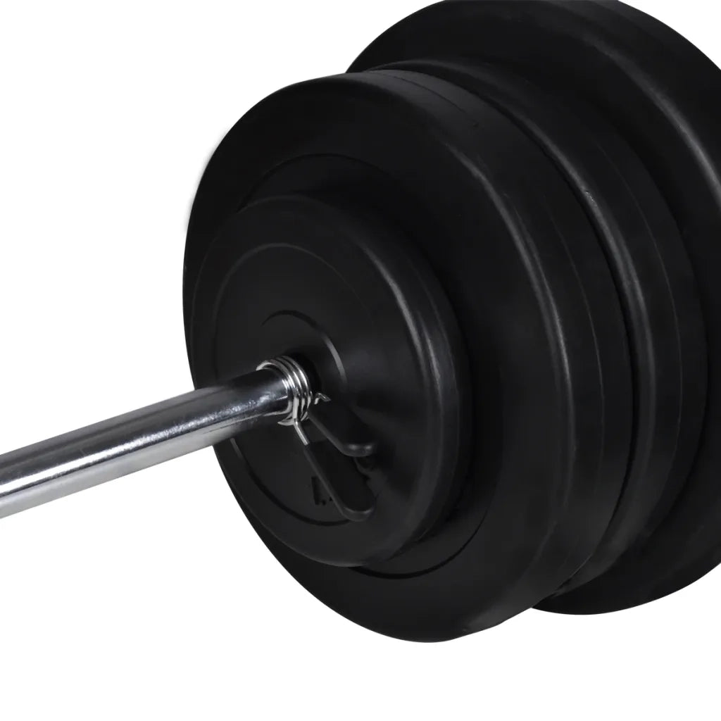 Stazione per Squat con Bilanciere e Set di Manubri da 60,5 kg 275349