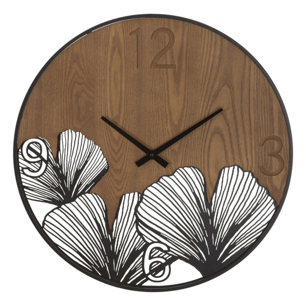 Orologio da Parete VKH260, Marrone, Metallo, 60x2x60 cm