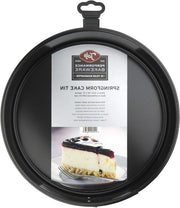 Torta a forma rotonda 25cm Professionale acciaio inossidabile con rivestimento antiaderente Eclipse - Fondo separabile - Ideale per torte e cheesecakes forma a cerniera
