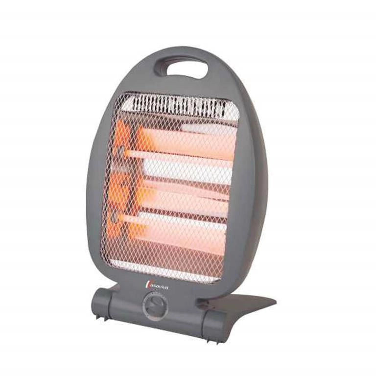 Stufa Elettrica al Quarzo con 2 Candele Aurora 800 Watt