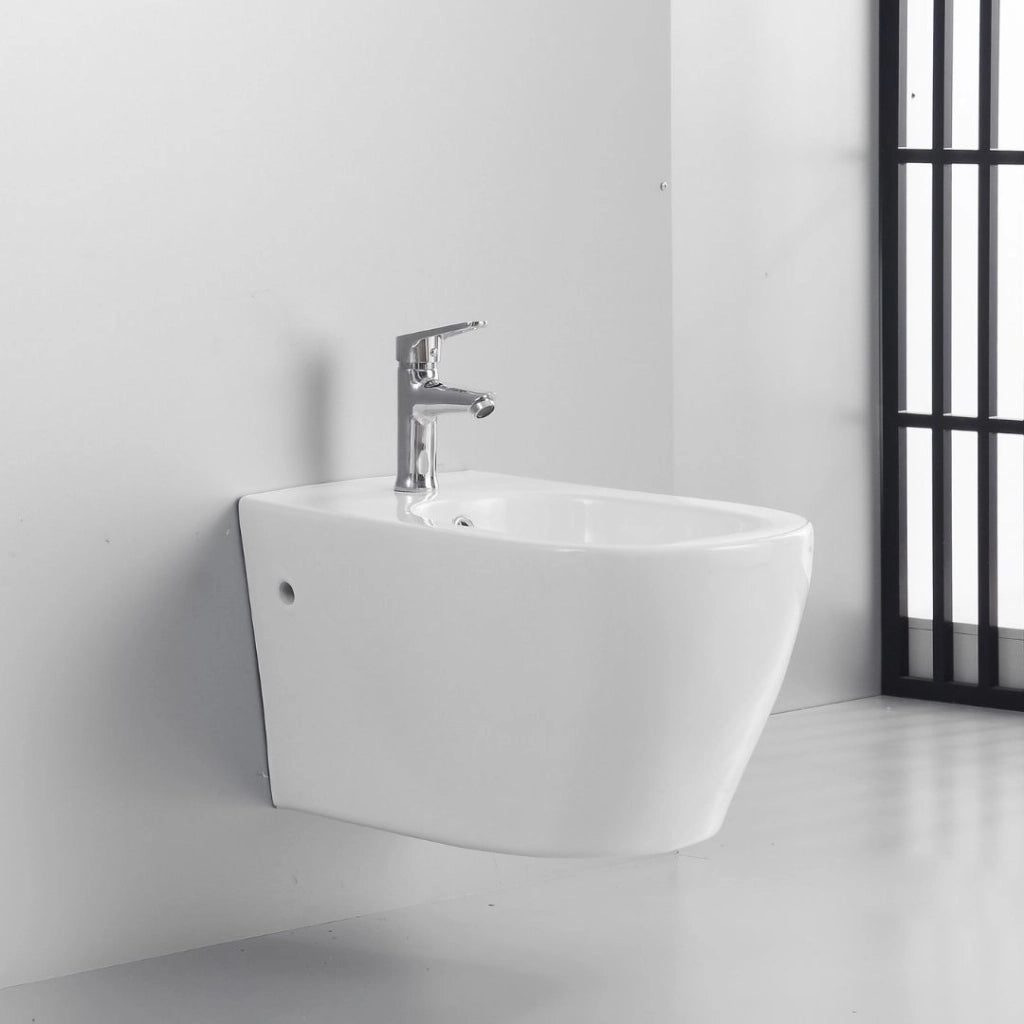Ogomondo coppia sanitari fun sospesi vaso bidet sedile frizionato fissaggi