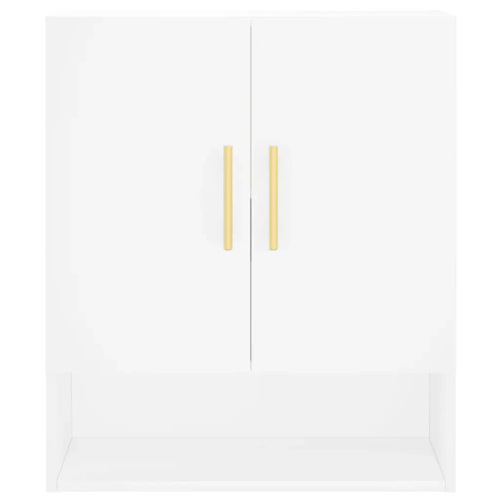 Armadietto a Muro | Mobile a Parete Bianco 60x31x70 cm in Legno Multistrato