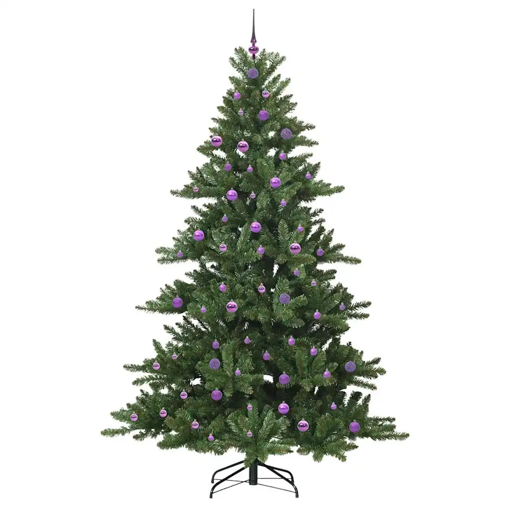 Albero di Natale Artificiale con Rami Pieghevoli Verde 240 cm 3397698