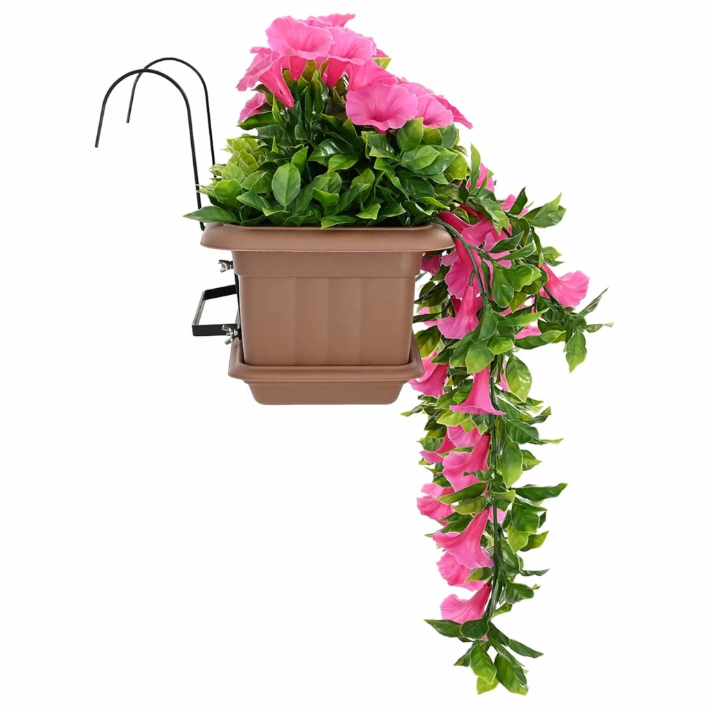 Fiori Artificiali Rosso Porpora 55 x 20 x 55 cm PE e Acciaio 42042384