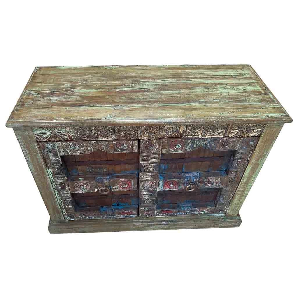 Credenza in legno fatta a mano 117x50x87h cm