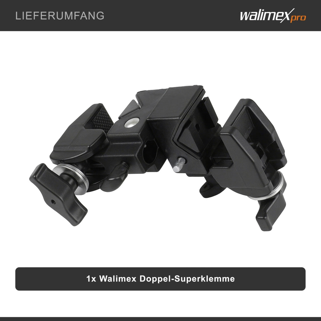 Walimex doppio morsetto super