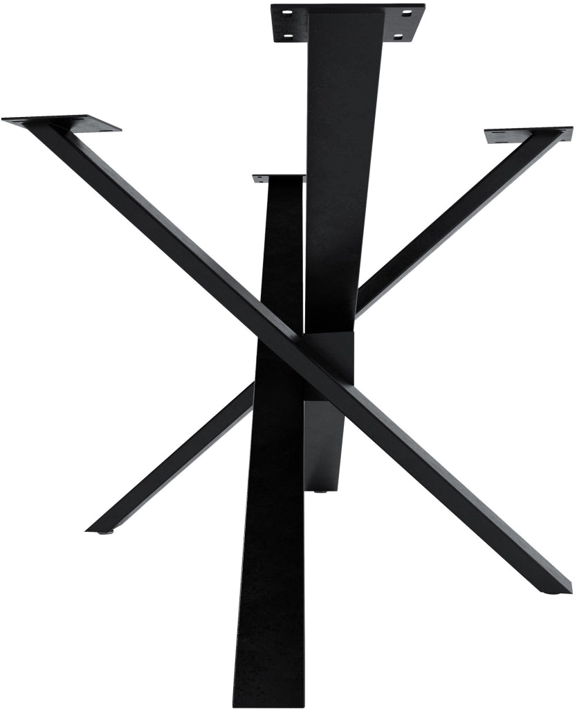 Gambe del tavolo Jimmy Nero/industriale,160x80x72 cm