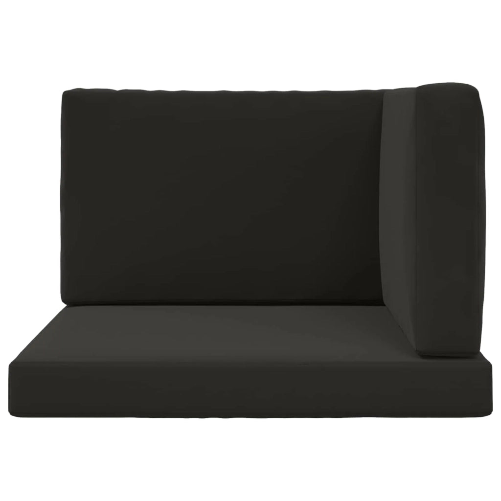 Cuscino per divano da esterno 3 pcs Nero Poliestere 900870