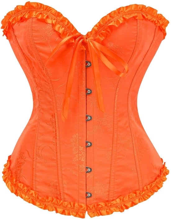 Corsetta per Signora - Faccia a Fiori Pastello - Shapewear Intimo - Bustier Sotto Busto - Contourabile - Bodyshaper Elegante con Adattamento della Cintura