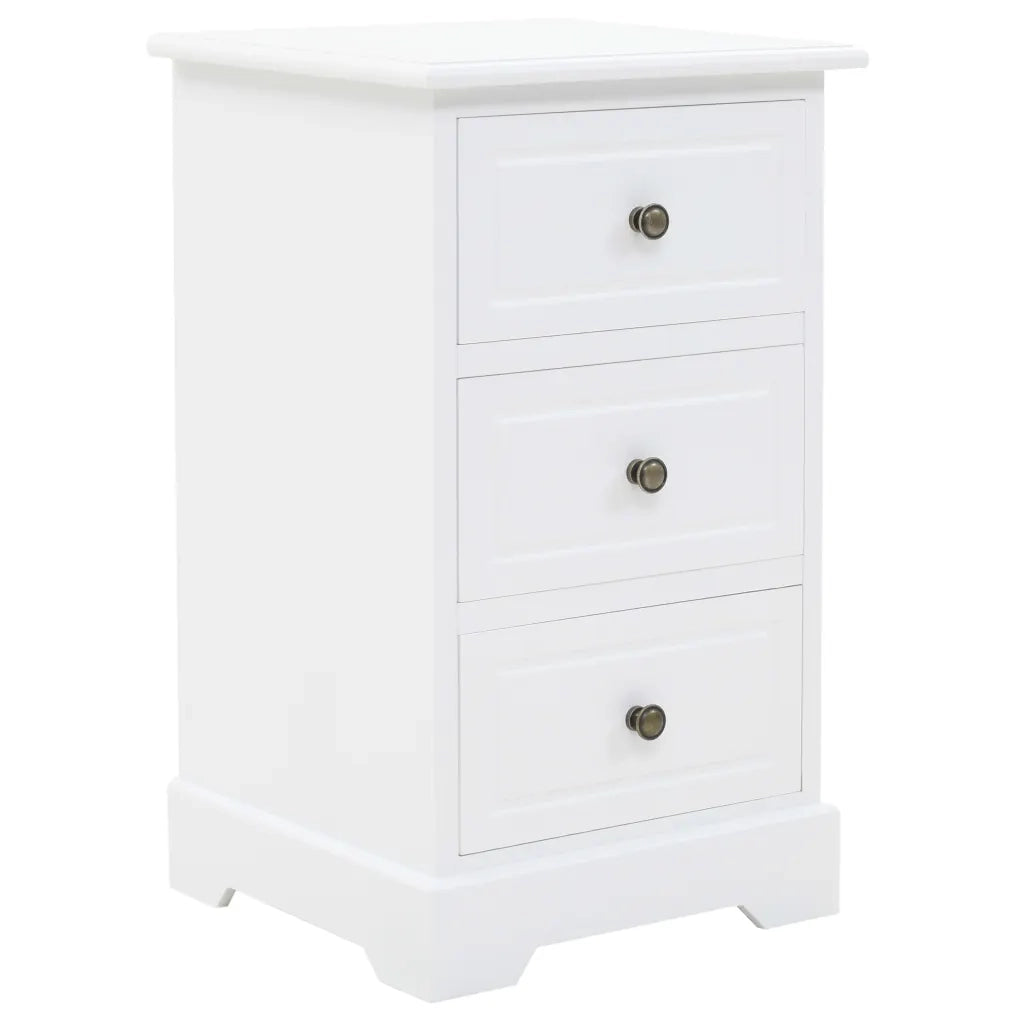 Comodino in MDF e Legno di Pino 35x32x59 cm cod mxl 31202