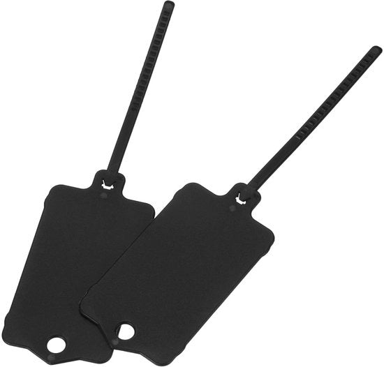 Hanger per chiave 100 pezzi - Hanger in plastica - Etichette di identificazione - Etichette di spedizione - Chiave riciclabile - Lunghezza 150 mm - Hanger per etichette