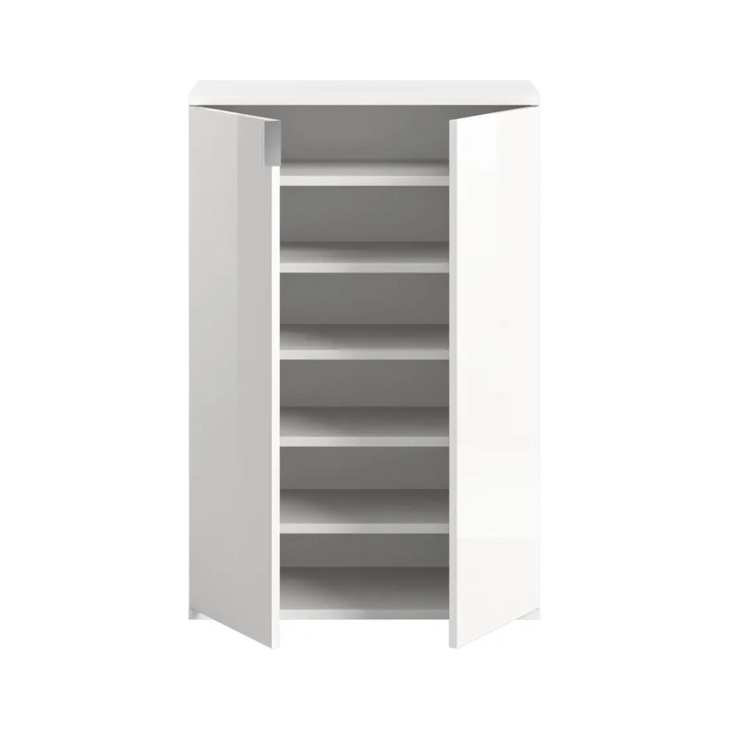 Mobile contenitore BODITE – 2 porte – Bianco lucido – Compatto e pratico