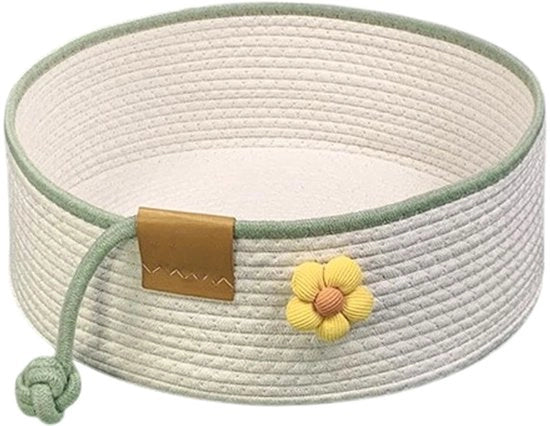 Letto per gatti pieghevole - 40 cm di diametro - materiale duraturo - adattabile per animali domestici - resistente alle unghie - letto per animali domestici adattabile