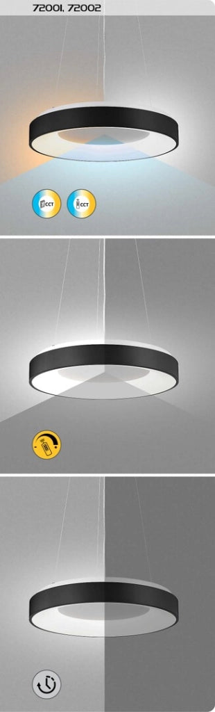 Lampadario LED 38W bianco dimmerabile telecomando Ceilo Rabalux