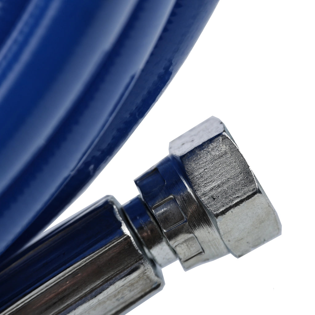 Tubo Alta Pressione per Verniciatura 8m Blu – Rivestimento in TPU, Pressione Max 228 Bar