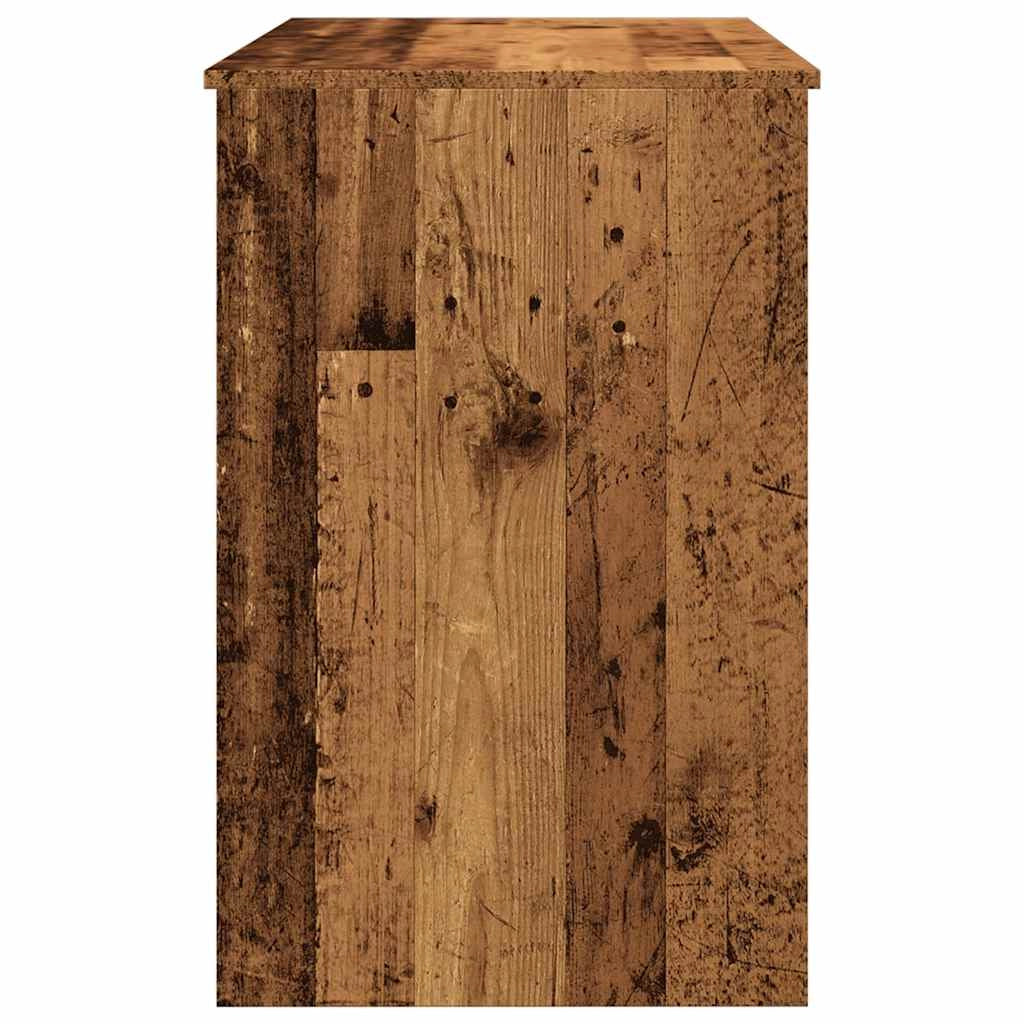 Scrivania tavolo postazione di lavoro mobile per computer studio legno vecchio 100 x 50 x 76 cm legno ingegnerizzato marrone 02_0023972