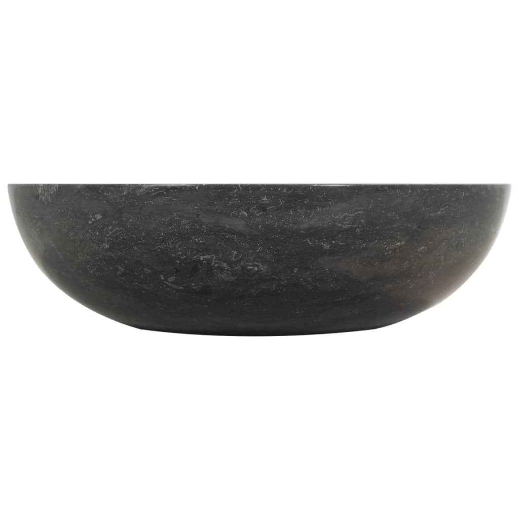 Lavabo in marmo nero diametro 40 cm 02_0002556