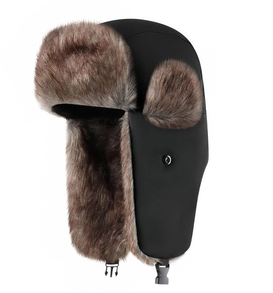 Cappello universale in pelle - Protezione invernale - Cappuccio per piloti - Orecchini protettivi - Adatto per sci e bicicletta 

Modello: Chapka Uniseks 
Codice: 
Materiali: Kunstleer 
Specifiche tecniche: