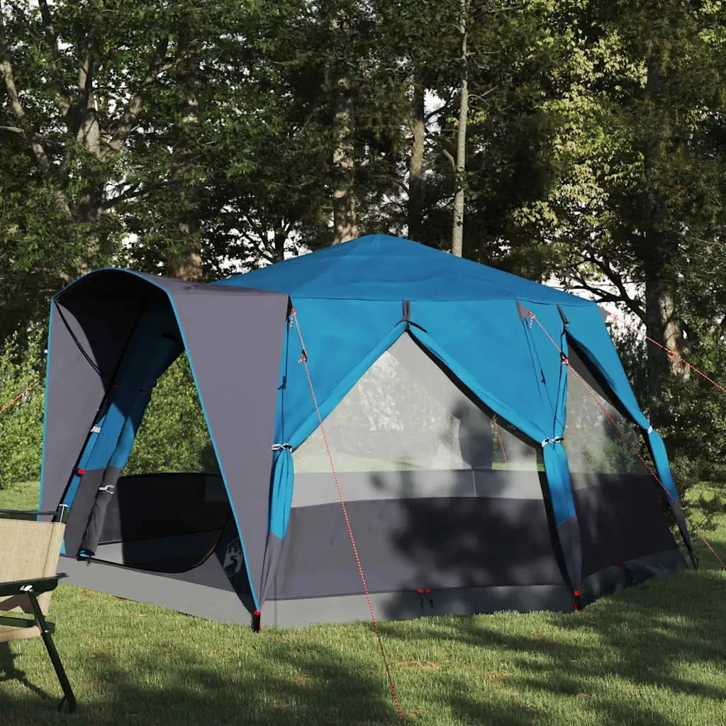 Tenda da Capanna per 5 Persone Blu e Grigio 333 x 317 x 194 cm 42004030