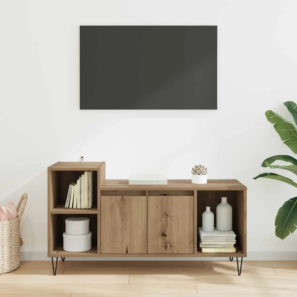 Mobile TV Rovere artigianale 100 x 35 x 55 cm Legno multistrato 882721