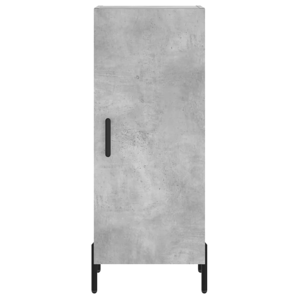 Buffet credenza cassettiera mobiletto mobile contenitore organizer cucina soggiorno salotto alto 34,5 x 34 x 180 cm legno ingegnerizzato grigio 02_0034388