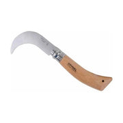 Opinel 000657 Roncolina Inox N.10 Punta Curva Lama 10cm Manico Faggio Sistema Virobloc colore Beige