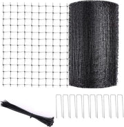 Reti per animali da giardino pesanti 23 m x 20 m per piante di frutta alberi di verdura fiori - cavi leganti roditori - rete per orto riciclabile grande rete per laghetto