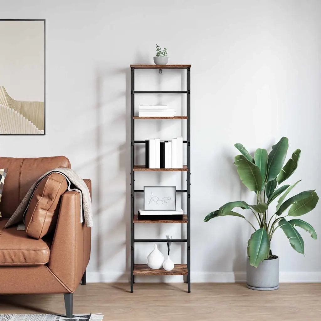 Libreria Rovere fumé 40 x 29,5 x 149 cm Legno multistrato 883912
