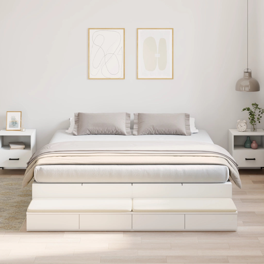 Struttura letto contenitore Bianca 180x200 cm