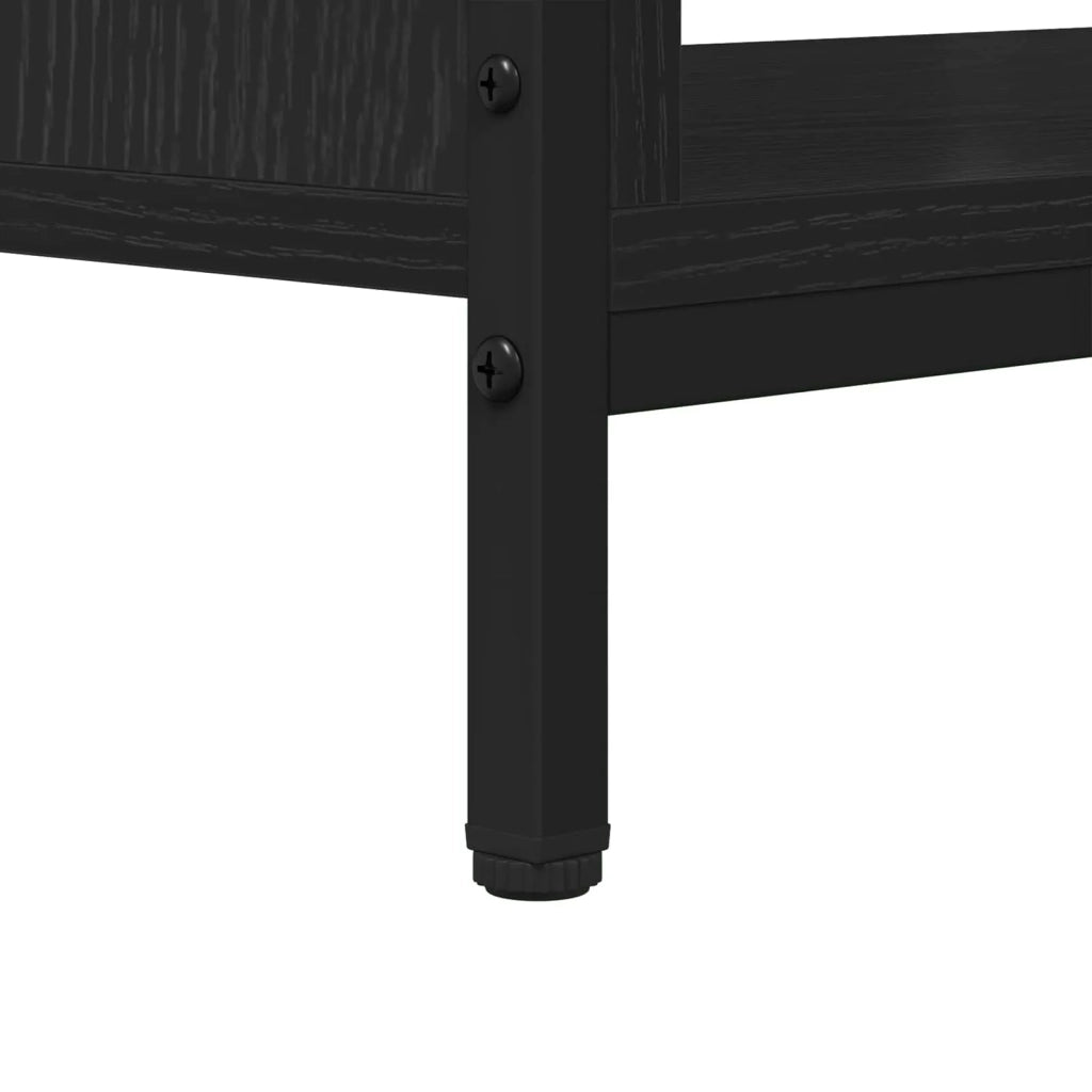 Mobile TV Rovere Nero 100 x 40 x 45 cm Legno multistrato 879479