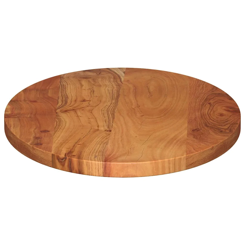 Piano Tavolo 120x60x2,5 cm Ovale in Legno Massello di Acacia 370806